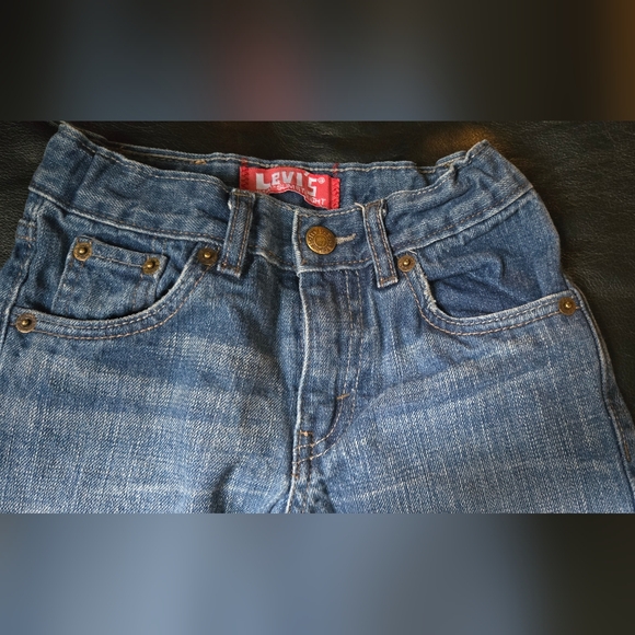 Levi's kids Blue Denim Jeans 514 sz5 - Picture 2 of 8